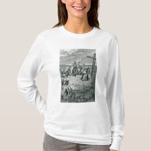 Jacques Cartier inställning - upp en kor på Gasp Tröja
