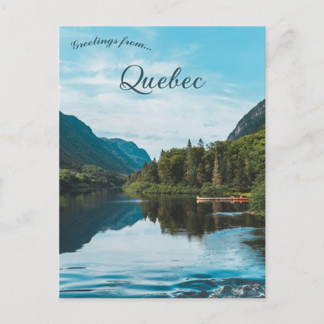 Jacques Cartier nationalpark Quebec Kanada Vykort (Framsida)