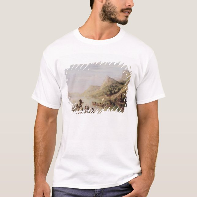 Jacques Cartier som upptäcker St.en Lawrence T-shirt (Framsida)