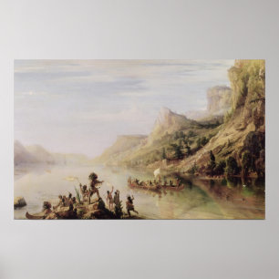 Jacques Cartier Upptäckte St. Lawrence Poster