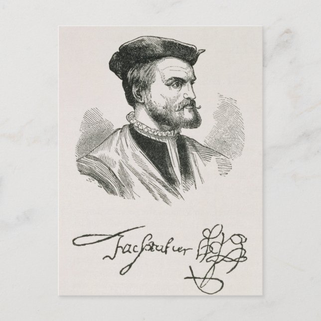 Jacques Cartier Vykort (Framsida)