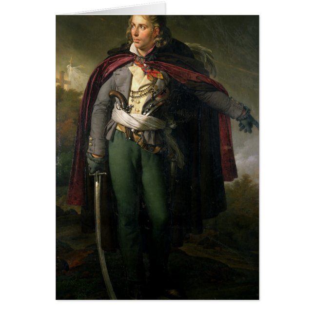 Jacques Cathelineau 1824 Hälsningskort (Framsidan)
