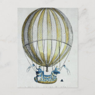 Jacques Charles och Nicholas Robert's Balloon Vykort