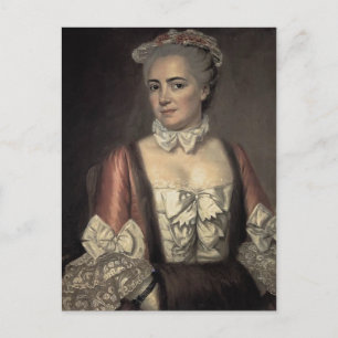 Jacques David-Porträtt av Marie Francoise Buron Vykort