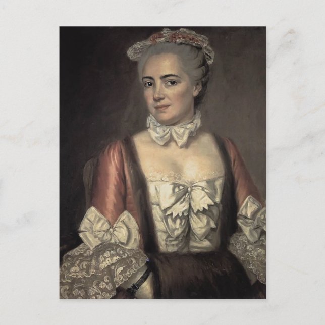 Jacques David-Porträtt av Marie Francoise Buron Vykort (Framsida)