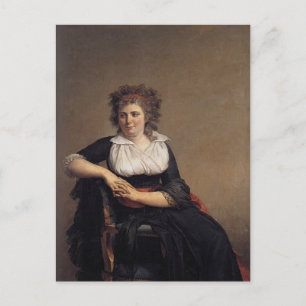 Jacques David- Robertine Tourteau Vykort