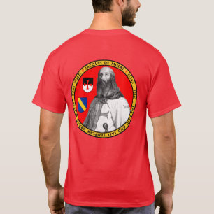 Jacques De Molay Porträtt förseglar skjortan T Shirt