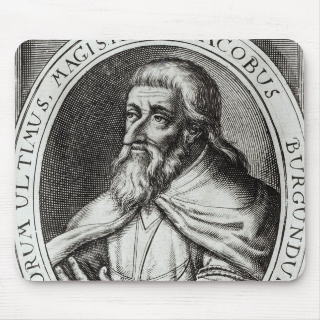 Jacques de Molay Styra av riddare Templars Musmatta (Framsidan)