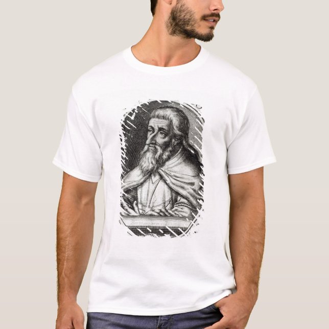 Jacques de Molay Styra av riddare Templars Tee (Framsida)