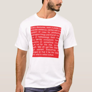Jacques Derrida Tee Shirt