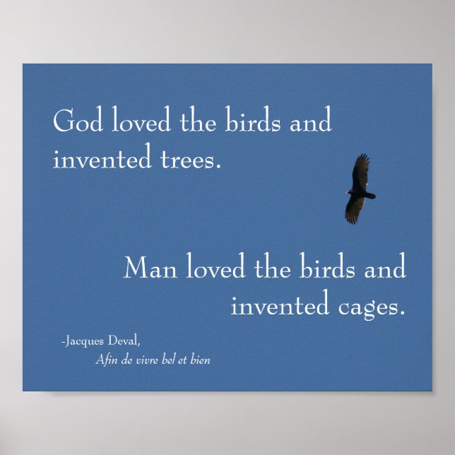 Jacques Deval Bird Poster (Framsidan)