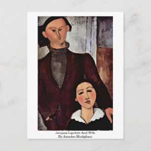 Jacques Lipchitz och maka till Amedeo Modigliani Vykort