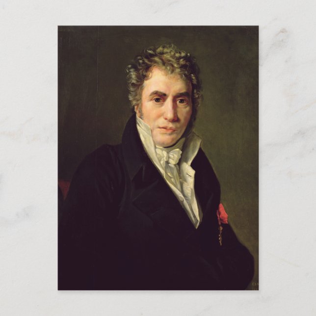 Jacques Louis David 1817 Vykort (Framsida)