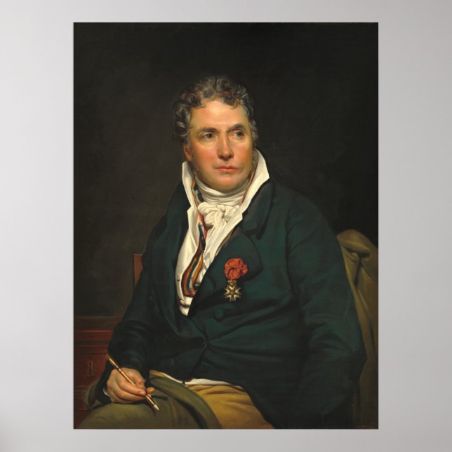 Jacques-Louis David - Georges Rouget Fine Art Poster (Framsidan)