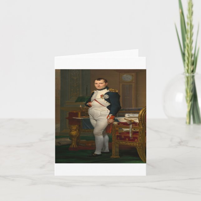 Jacques-Louis David - kejsaren Napoleon Kort (Framsida)