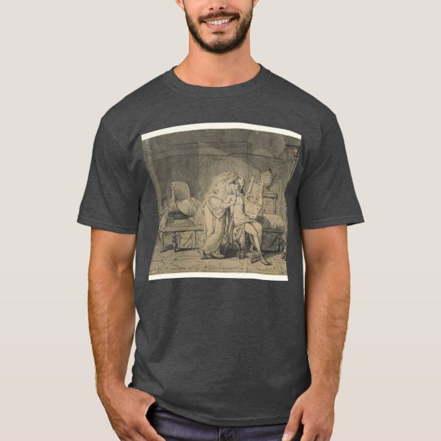 Jacques-Louis David - Paris och Helena T Shirt (Framsida)