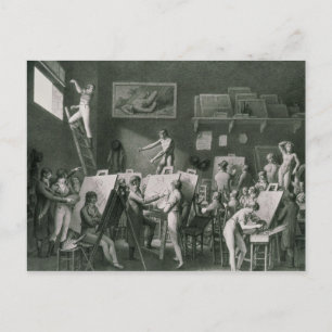 Jacques Louis David Studio Vykort