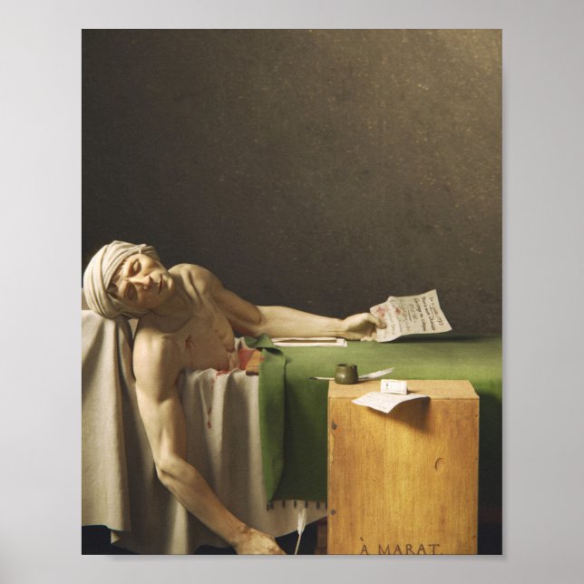 Jacques Louis Davids död i Marat Poster (Framsidan)