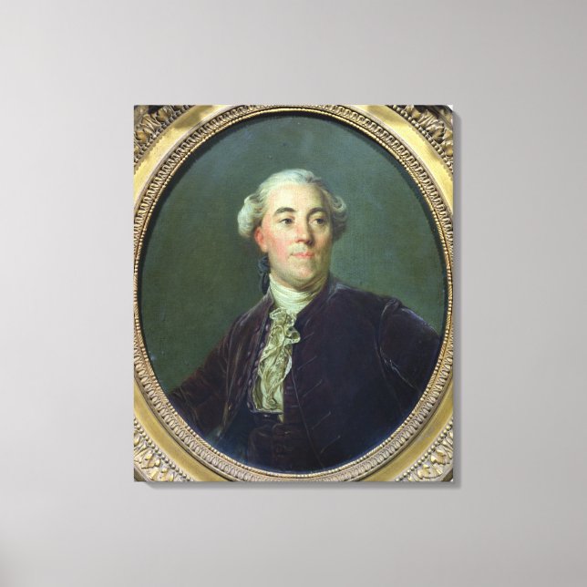 Jacques Necker c.1781 Canvastryck (Framsida)