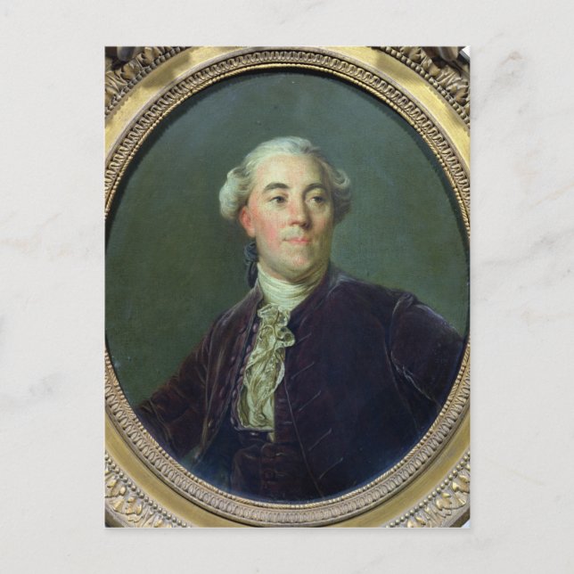 Jacques Necker c.1781 Vykort (Framsida)
