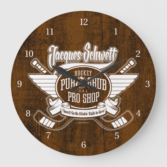Jacques Schwett Hockey Pro Shop Stor Klocka (Framsida)