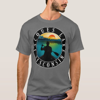 Jacques Sjö Wisconsin Canoeing T Shirt