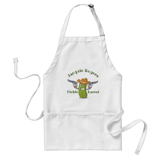 Jacquie Rogers Pickle Barrel Apron Förkläde (Framsidan)