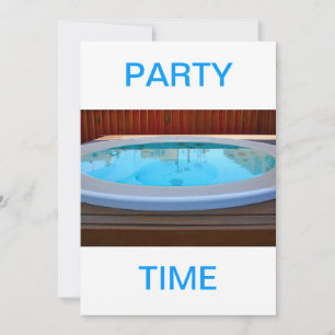 Jacuzzi Party-inbjudan Inbjudningar