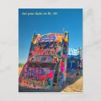 JAdamTillman1, få sparken på Rt. 66. Vykort