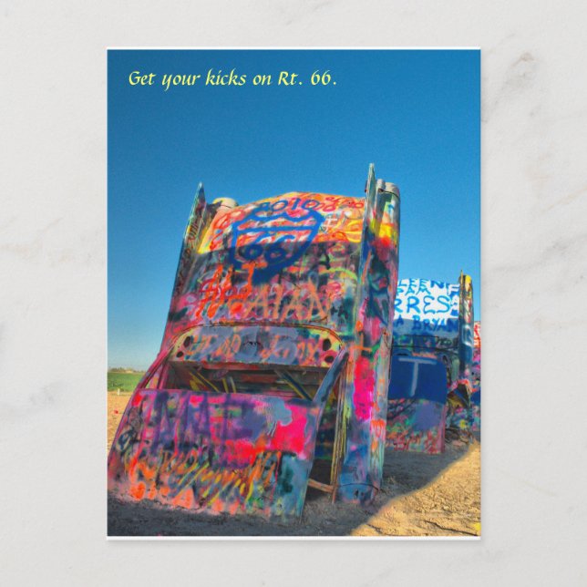 JAdamTillman1, få sparken på Rt. 66. Vykort (Framsida)