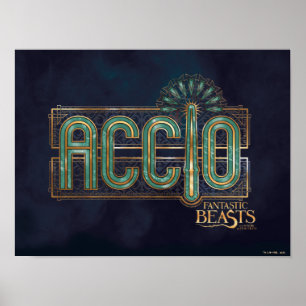Jade Art Deco ACCIO™ Spellgrafik Poster