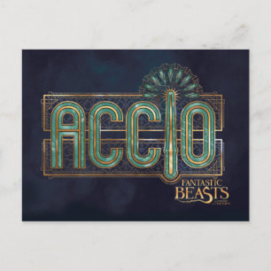 Jade Art Deco ACCIO™ Spellgrafik Vykort
