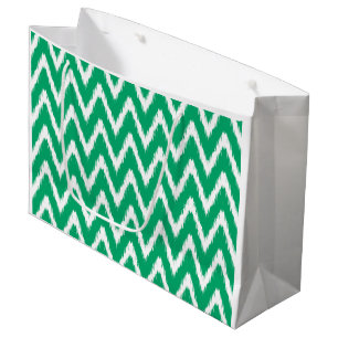 Jade Asian Moods Ikat Chevrons