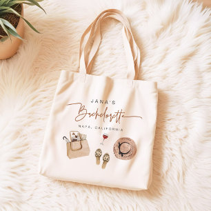 JADE Bohemian Napa Vin Land Bachelorette Tygkasse