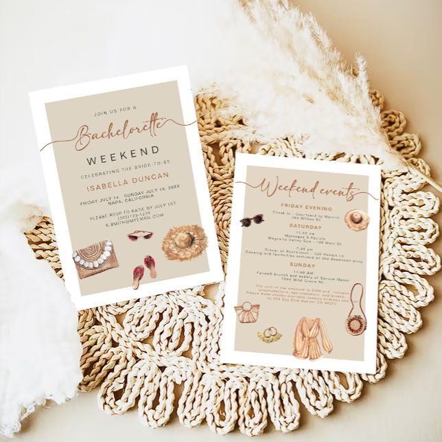 JADE Bohemian Napa Vinland Bröllopsfest för bruden Inbjudningar (Skapare uppladdad)