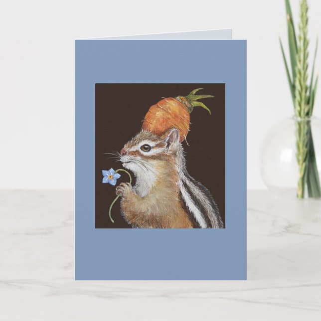 Jade chipmunk-kortet kort (Framsida)
