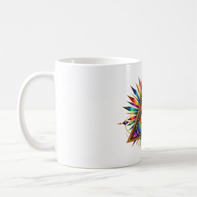 Jade Dawn Triangle Kaffe Mugg (Vänster)