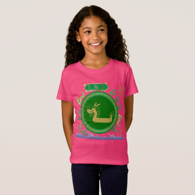 Jade drake resa rosa t shirt (Hel framsida)