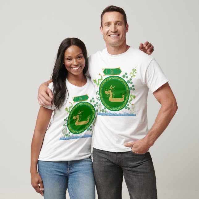 Jade drake resa vit t shirt (Unisex)