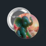 Jade Elephant Button Knapp<br><div class="desc">Parallel Realms Jade Elephant Button</div>