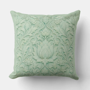 Jade Garden — Blekt Celadon Persisk Kudde
