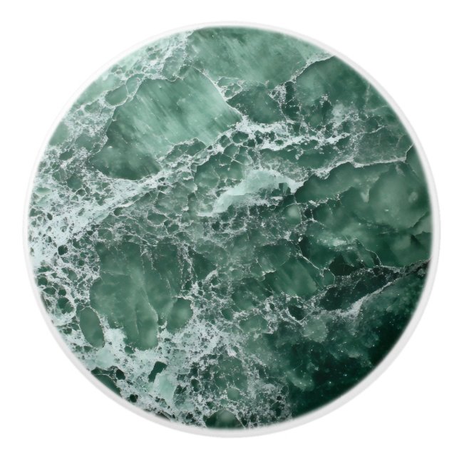 Jade Gem Mönster Knopp (Framsidan)