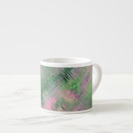 Jade Grönt Crystal Gel Mönster Espressomugg