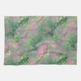 Jade Grönt Crystal Gel Mönster Kökshandduk