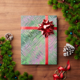 Jade Grönt Crystal Gel Mönster Presentpapper