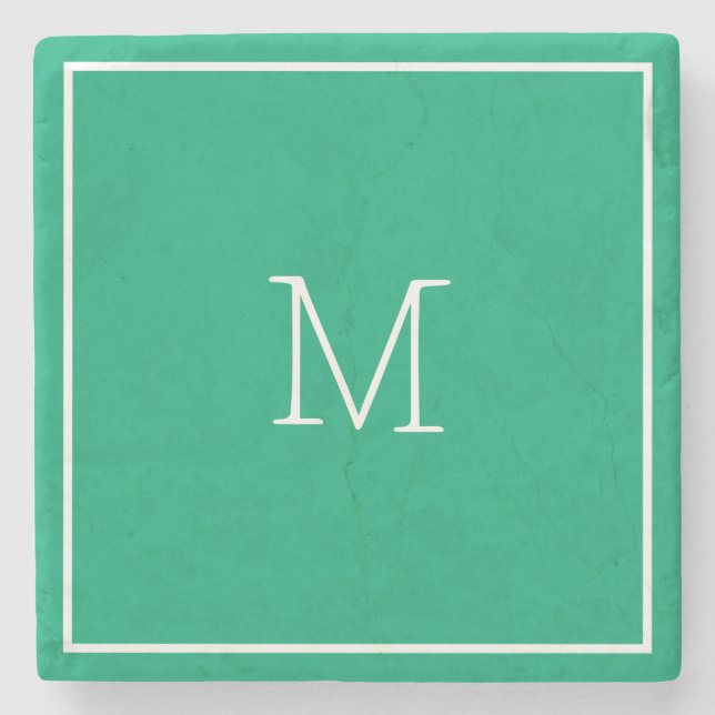 Jade Grönt Sandstone Underlägg (Framsidan)