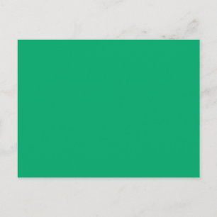 Jade High End Solid Färgad Vykort