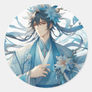 Jade Journeyman Runt Klistermärke