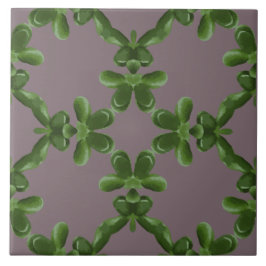 Jade Lattice i dammig lila Kakelplatta