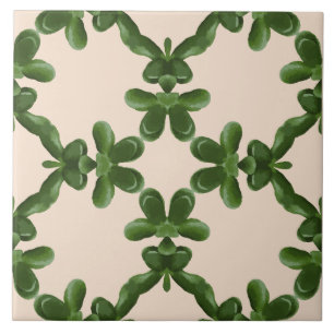 Jade Lattice i kräm Kakelplatta